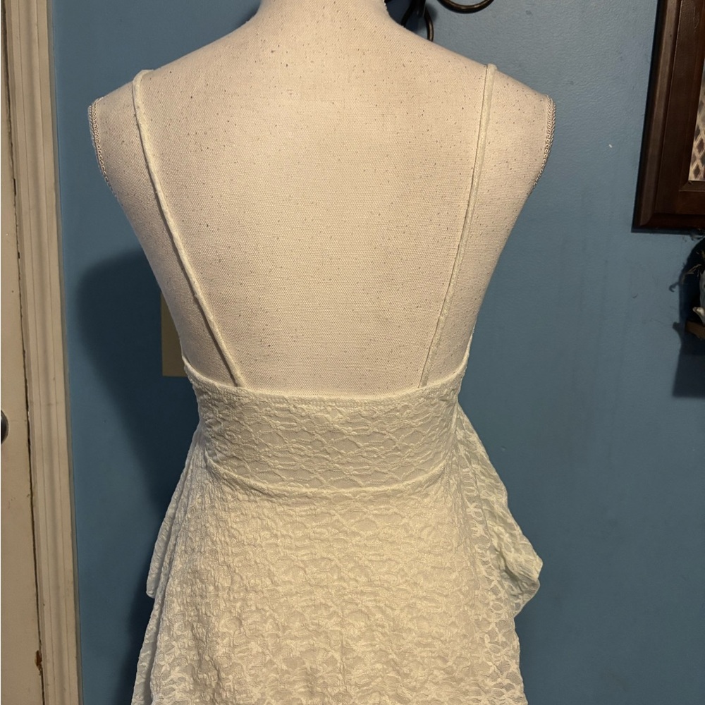 See You Monday, White Lace, Tank Top - Picture 5 of 6